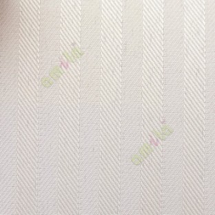 Cream color vertical herringbone pattern vertical bold stripes vertical blind